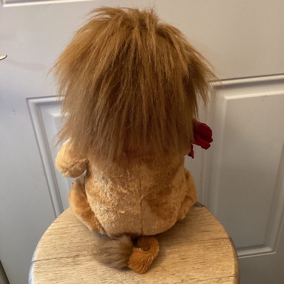 DAN Dee Animated Singing Stuffed Lion Love Me Tender Cracker Barrel 2009 14 inch - Picture 4 of 10